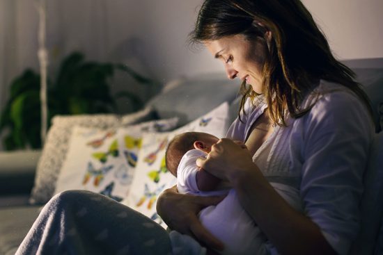 How to sleep baby after outlet feeding